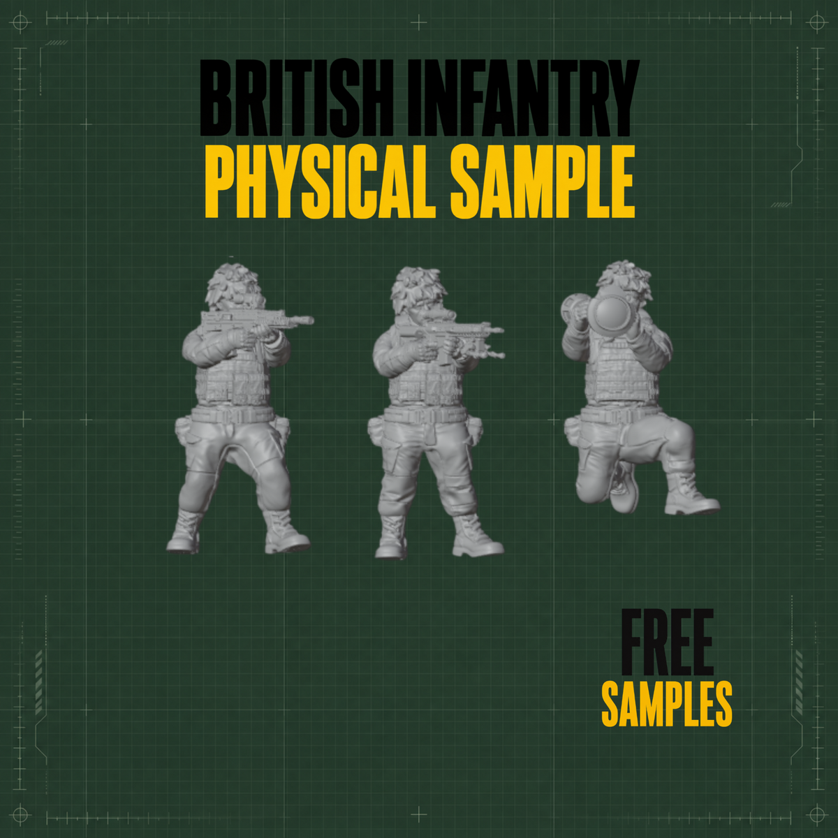 BRITISH INFANTRY - FREE PHYSICAL SAMPLE