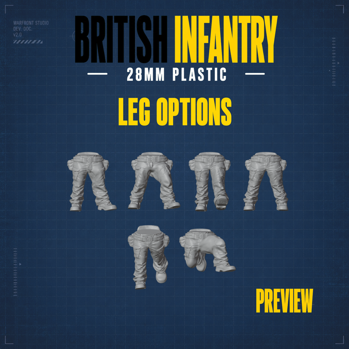 British Infantry Platoon – 28mm Hard Plastic Miniatures