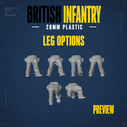 British Infantry Platoon – 28mm Hard Plastic Miniatures