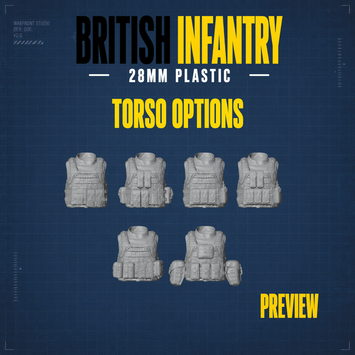 British Infantry Platoon – 28mm Hard Plastic Miniatures
