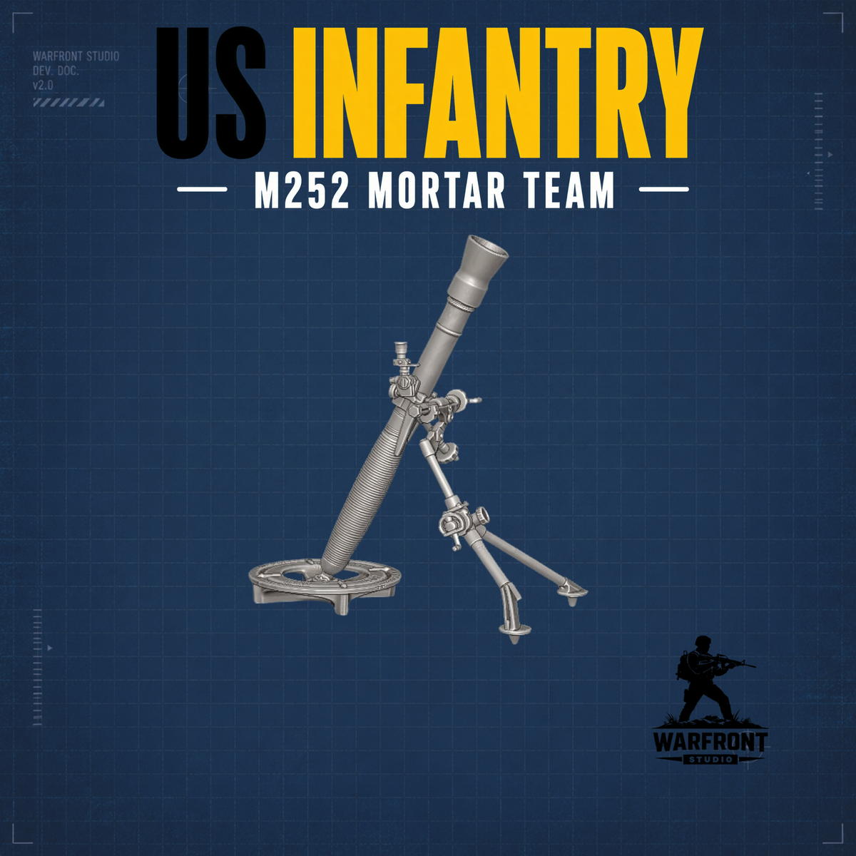 US Infantry - M252 Mortar Team