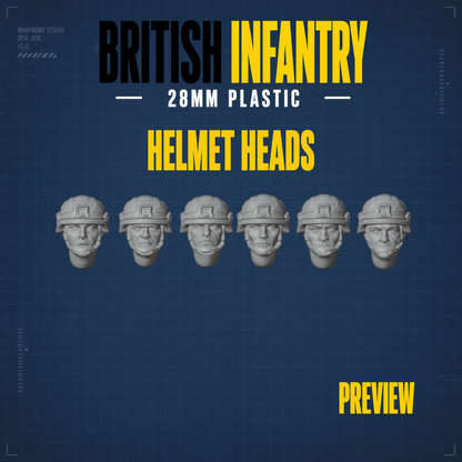 British Infantry Platoon – 28mm Hard Plastic Miniatures