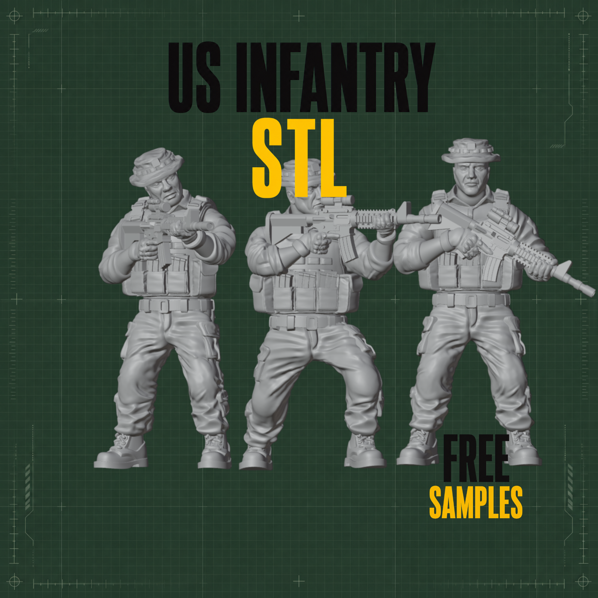 US INFANTRY - FREE STL DOWNLOAD