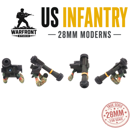 US Infantry Platoon – 28mm Hard Plastic Miniatures
