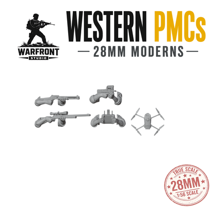 Western Private Military Contractors  – 28mm Hard Plastic Miniatures