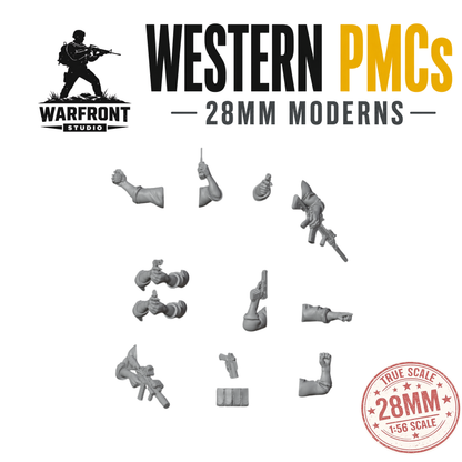 Western Private Military Contractors  – 28mm Hard Plastic Miniatures