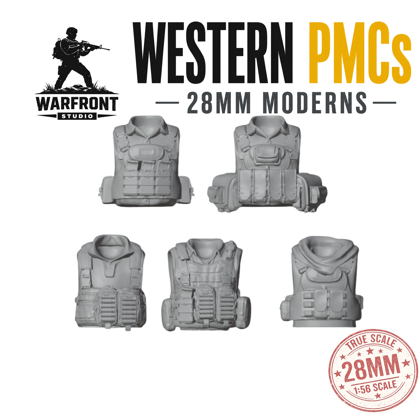 Western Private Military Contractors  – 28mm Hard Plastic Miniatures