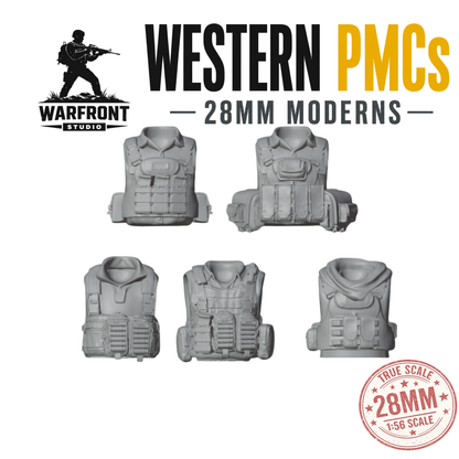Western Private Military Contractors  – 28mm Hard Plastic Miniatures
