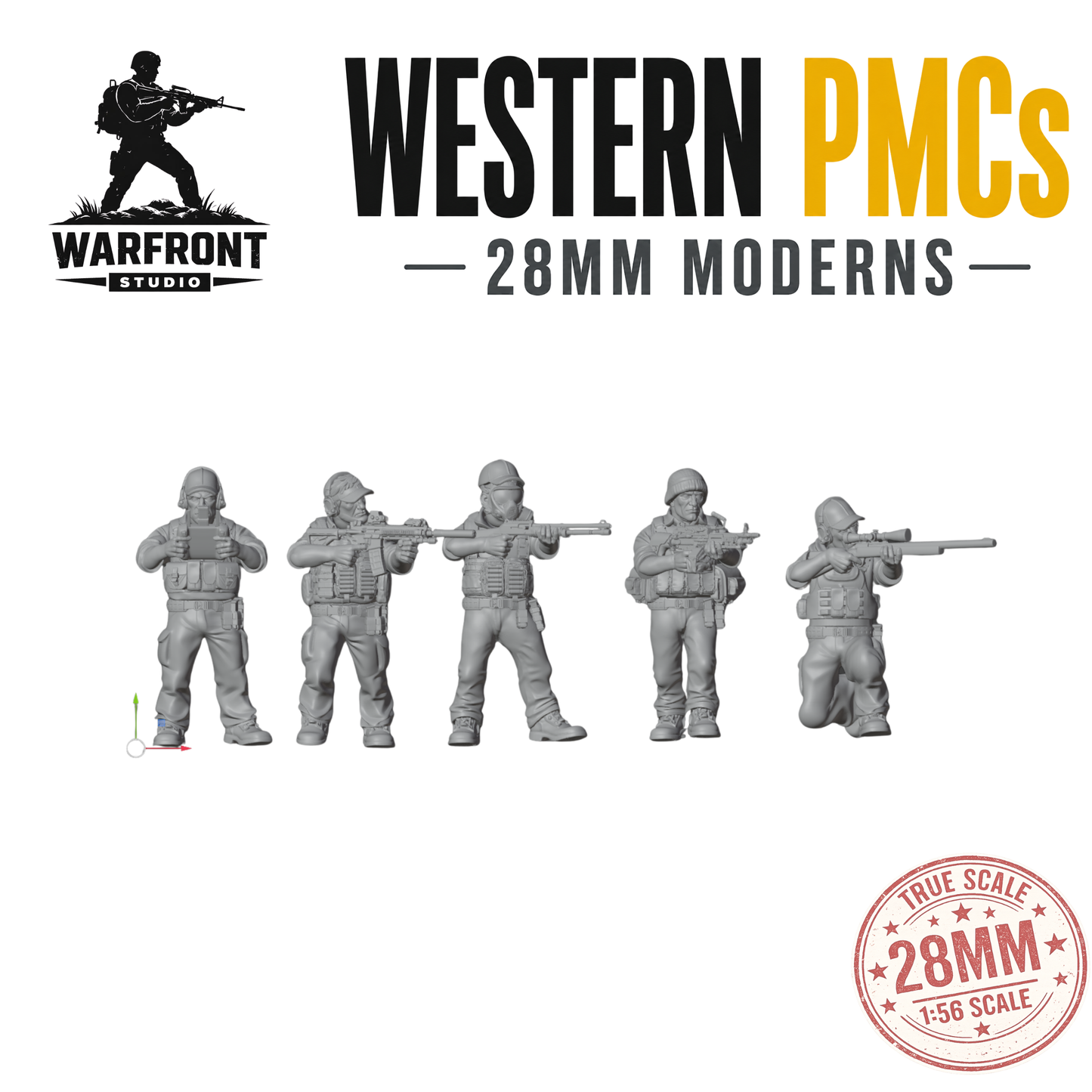 Western Private Military Contractors  – 28mm Hard Plastic Miniatures