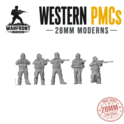 Western Private Military Contractors  – 28mm Hard Plastic Miniatures