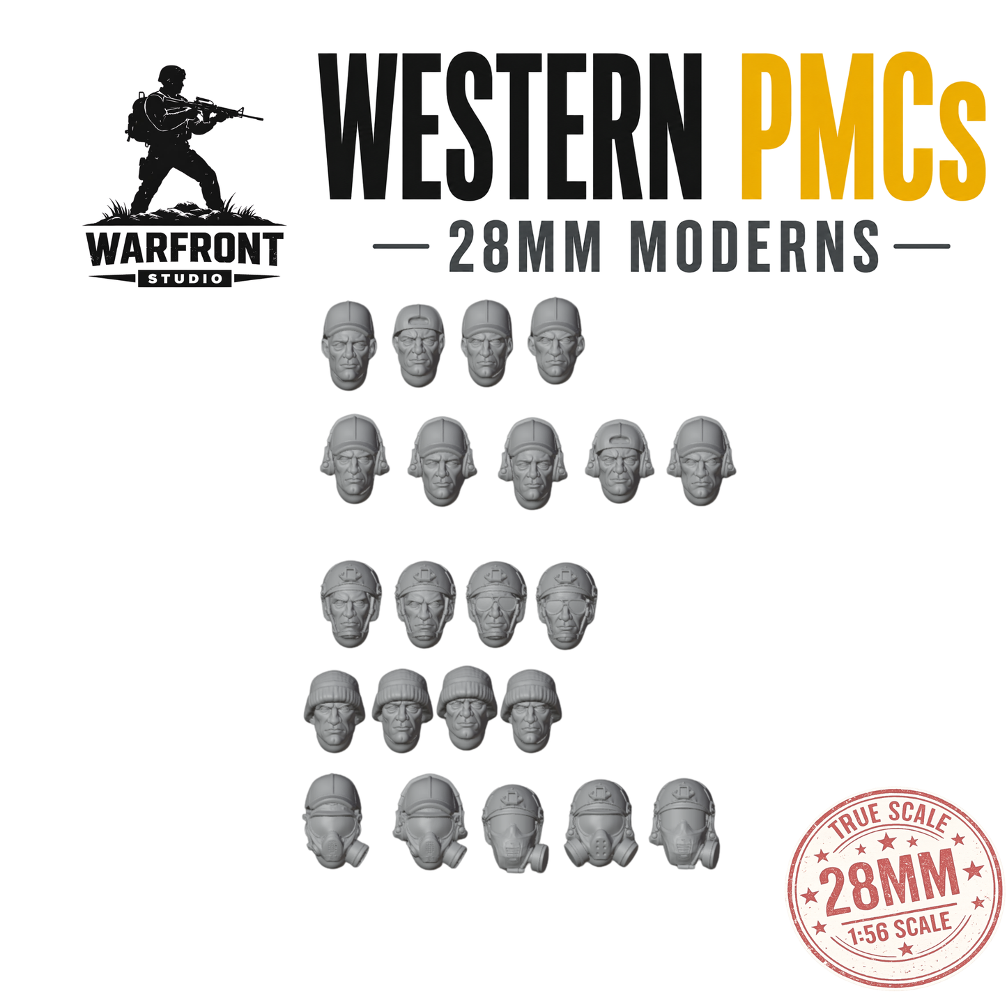 Western Private Military Contractors  – 28mm Hard Plastic Miniatures